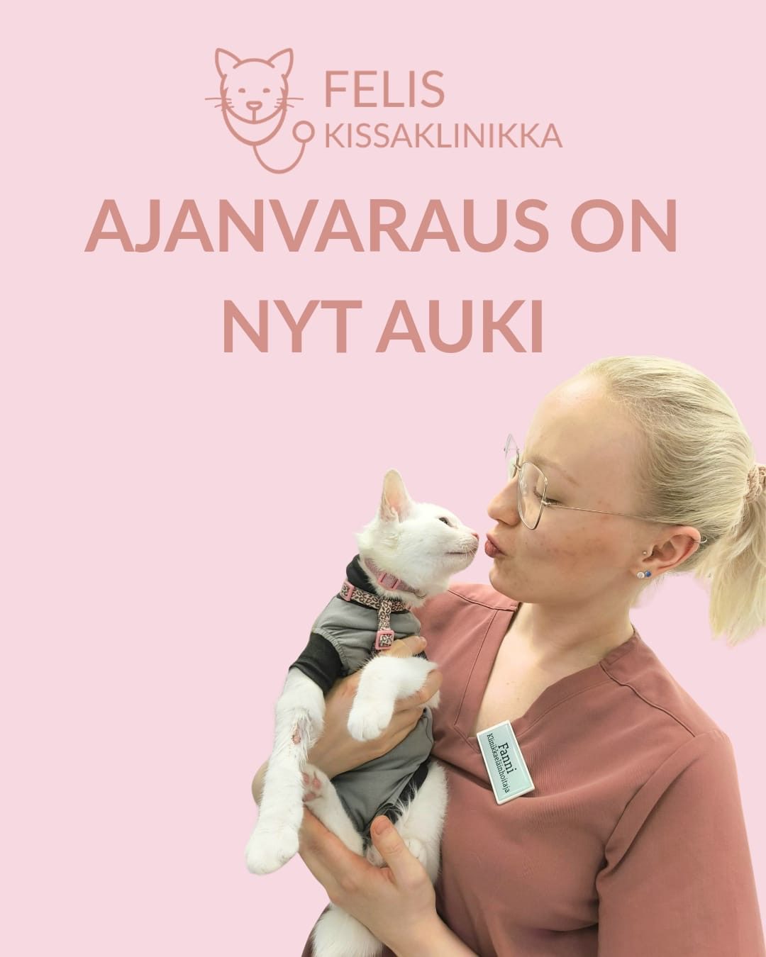 Felis Kissaklinikan ajanvaraus on nyt auki!