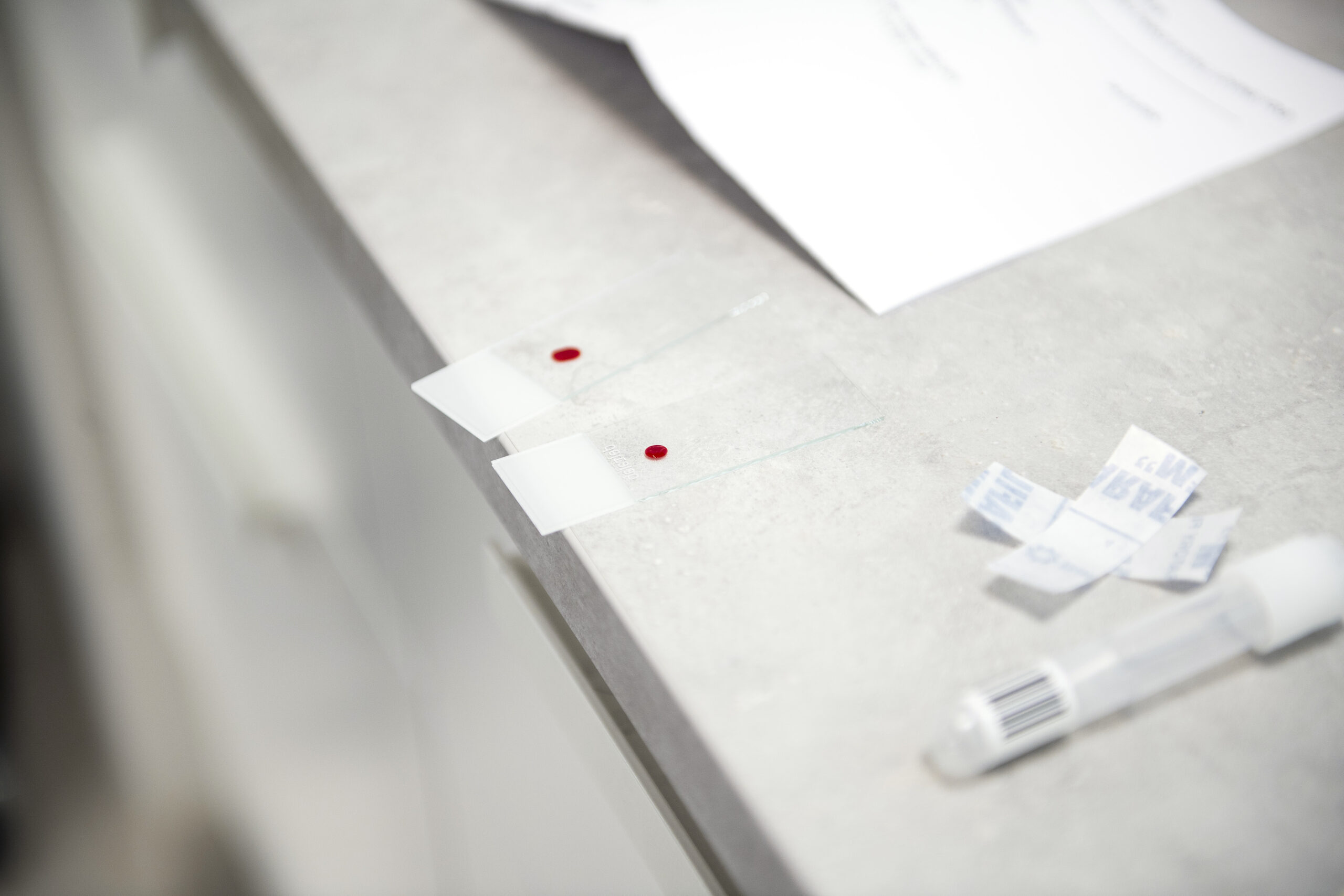 Valmistautuminen verinäytteisiin