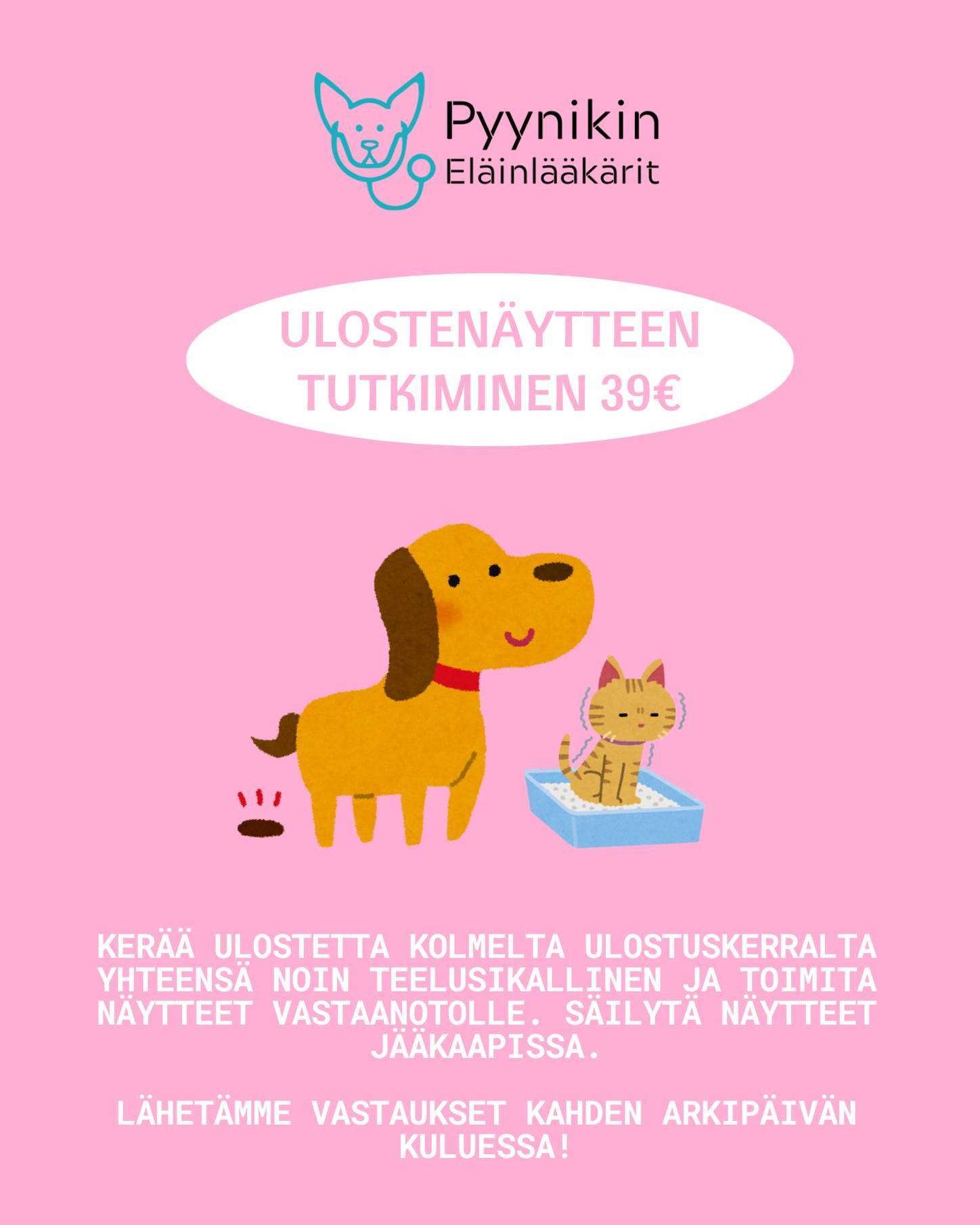 Ulostenäytteen tutkiminen